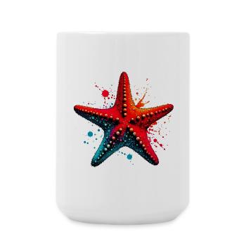 Étoile de mer - Grande tasse 440 ml - blanc - Devant