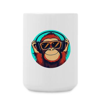 Singe - Grande tasse 440 ml - blanc - Devant