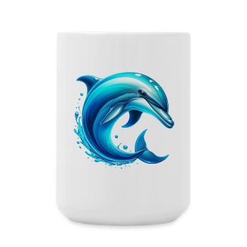 Dolphin - Large Mug 440 ml - white - Front