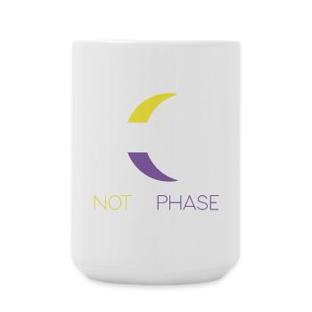 LGBTQ Pride Month - Keine Phase - Nicht-binär - Große Tasse 440 ml - Weiß - Vorne