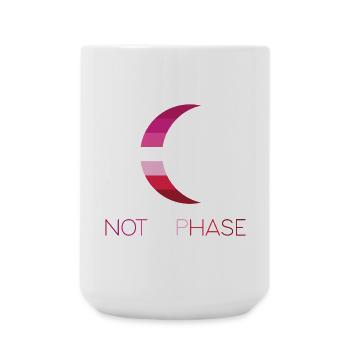 LGBTQ Pride Month - Keine Phase - Lesbisch - Große Tasse 440 ml - Weiß - Vorne