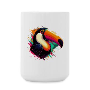 Toucan - Large Mug 440 ml - white - Front