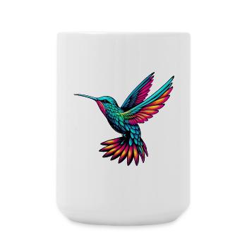 Kolibri - Große Tasse 440 ml - Weiß - Vorne