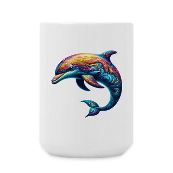 Dolphin - Large Mug 440 ml - white - Front