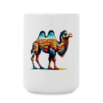 Chameau - Grande tasse 440 ml - blanc - Devant