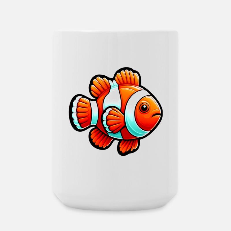 Clownfisch - Große Tasse 440 ml - Weiß
