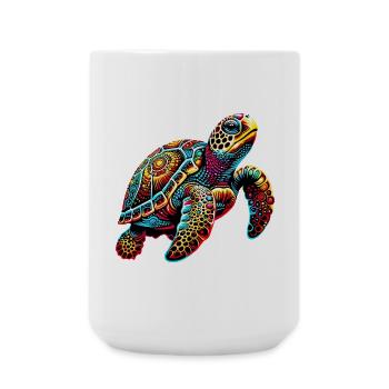 Tortue - Grande tasse 440 ml - blanc - Devant