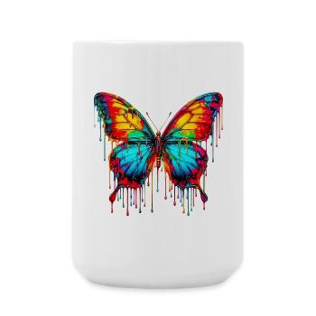 Butterfly - Large Mug 440 ml - white - Front