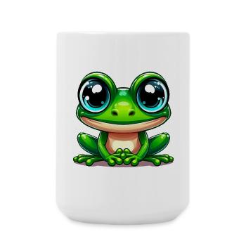 Frosch - Große Tasse 440 ml - Weiß - Vorne