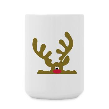 Cadeaux amusants pour Noël - Grande tasse 440 ml - blanc - Devant