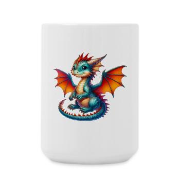 Dragon - Grande tasse 440 ml - blanc - Devant