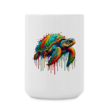 Turtle - Large Mug 440 ml - white - Front