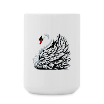 Swan - Large Mug 440 ml - white - Front