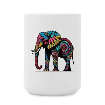 Elephant - Large Mug 440 ml - white - Front