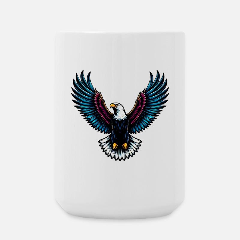 Adler - Große Tasse 440 ml - Weiß