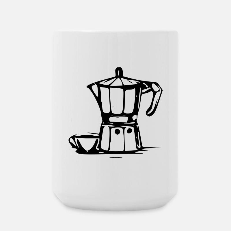 Bialetti - Große Tasse 440 ml - Weiß