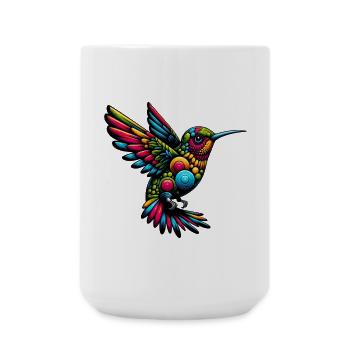 Kolibri - Große Tasse 440 ml - Weiß - Vorne