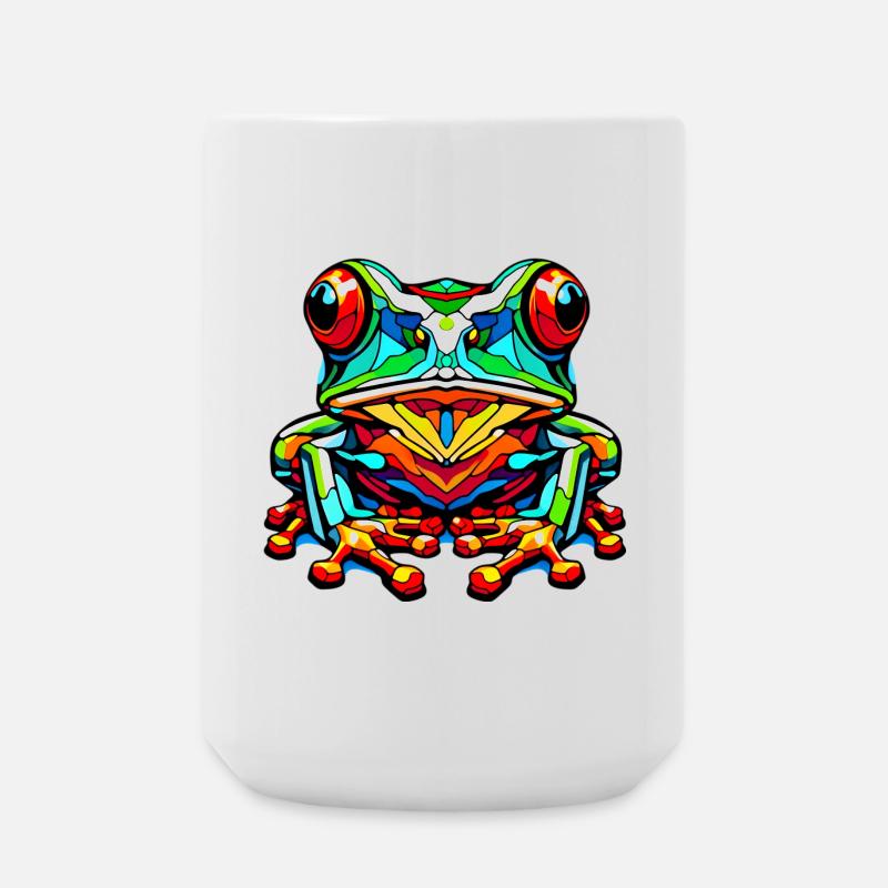 Frosch - Große Tasse 440 ml - Weiß