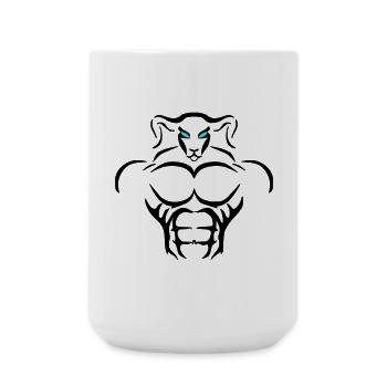 Alpha Aries Deluxe - Große Tasse 440 ml - Weiß - Vorne