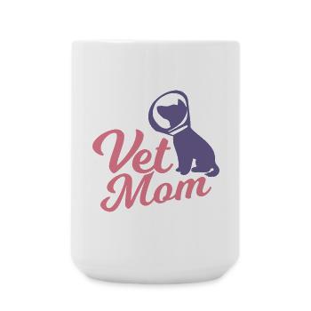 Veterinary Mother - Large Mug 440 ml - white - Front
