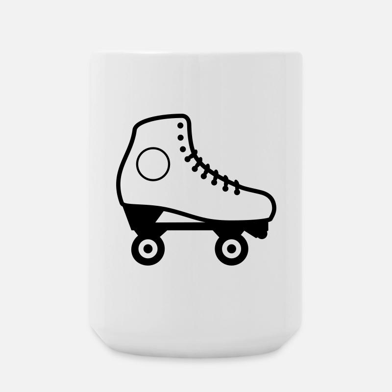 Artistic Roller Skate - Large Mug 440 ml - white