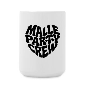 Malle Party Crew - Große Tasse 440 ml - Weiß - Vorne