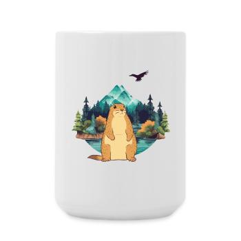 Marmot - Large Mug 440 ml - white - Front
