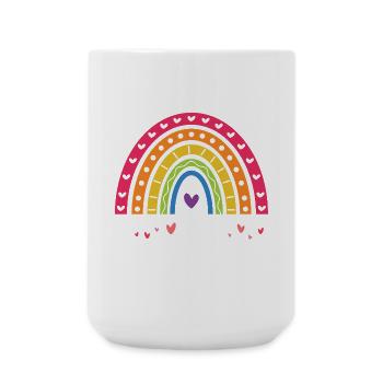 LGBT Pride Month - Love is Love - Large Mug 440 ml - white - Front