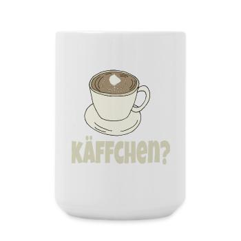 Coffee cup Kaeffchen - Large Mug 440 ml - white - Front
