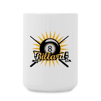 Une boule de billard - Grande tasse 440 ml - blanc - Devant