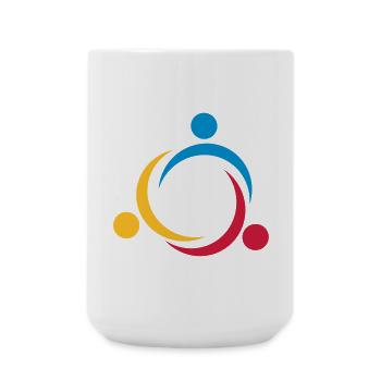 6061912 120363571 diversity2 - Große Tasse 440 ml - Weiß - Vorne