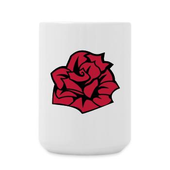 6254398 135442652 Rose - Grande tasse 440 ml - blanc - Devant
