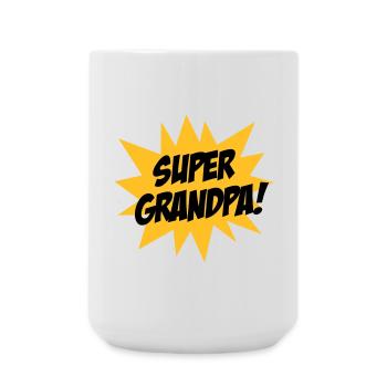 Super Grandpa ! - Große Tasse 440 ml - Weiß - Vorne