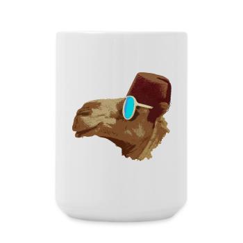 Camel Cool - Large Mug 440 ml - white - Front