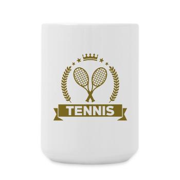 Tennis - Sport - Ball - Player - Game - Sportsman - Large Mug 440 ml - white - Front