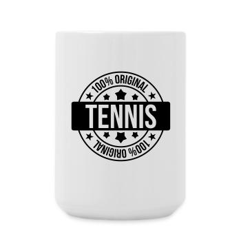 Tennis - Sport - Ball - Player - Game - Sportsman - Large Mug 440 ml - white - Front