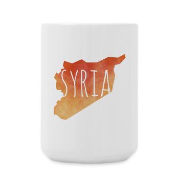 Syria - Große Tasse 440 ml - Weiß - Vorne