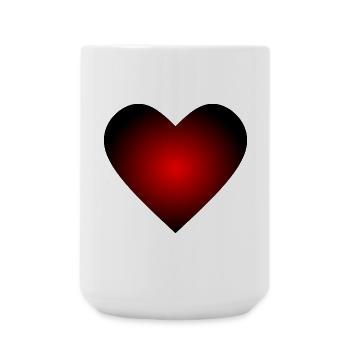 Cadeau Saint-Valentin Saint-Valentin - Grande tasse 440 ml - blanc - Devant