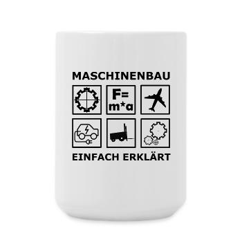 Mechanical Engineering Engineers - Large Mug 440 ml - white - Front