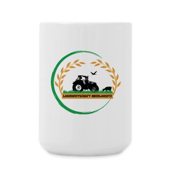 Logo - Große Tasse 440 ml - Weiß - Vorne