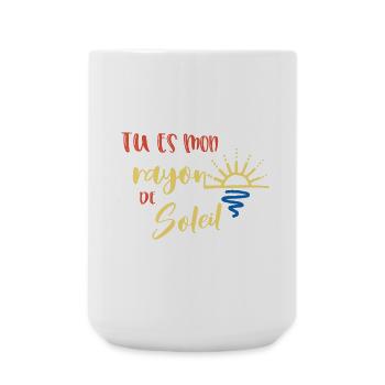 tu es mon rayon de soleil - Grande tasse 440 ml - blanc - Devant