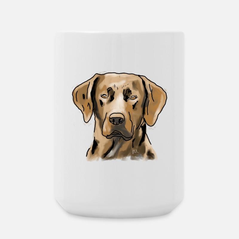Labrador - Large Mug 440 ml - white
