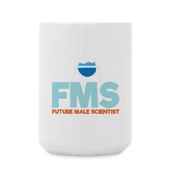 Future Male Scientist - Large Mug 440 ml - white - Front