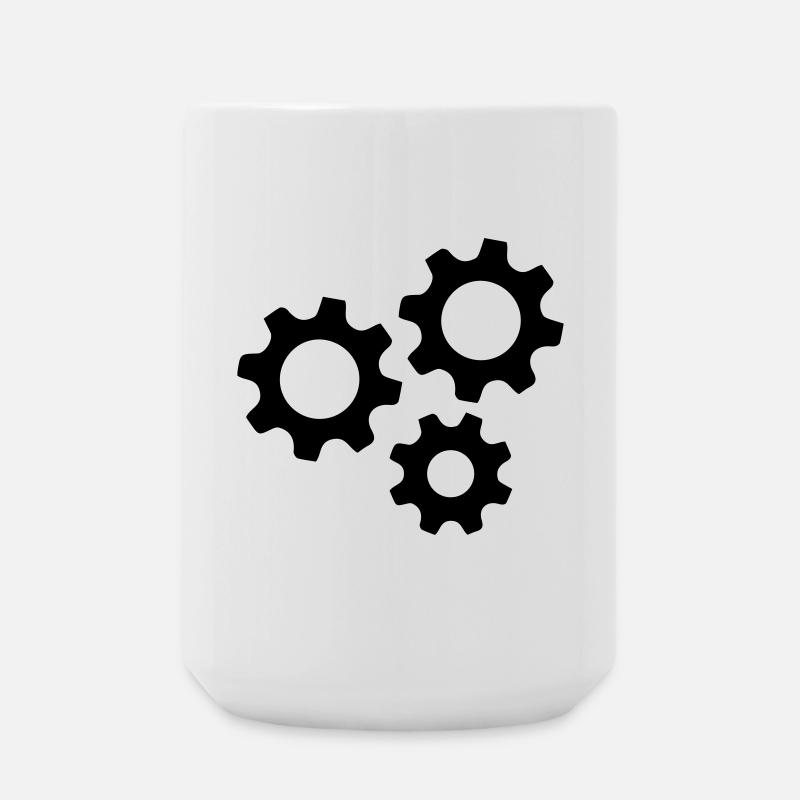 Gear Gearwheel Machines Work - Large Mug 440 ml - white