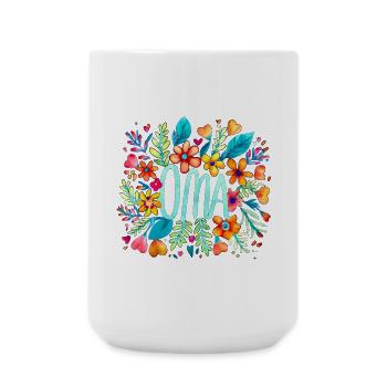 Oma - Große Tasse 440 ml - Weiß - Vorne