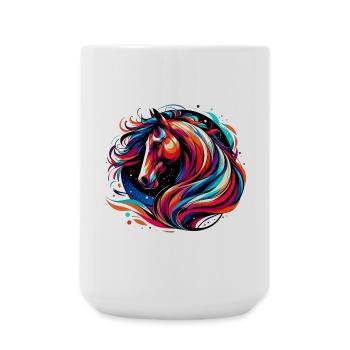 Horse - Large Mug 440 ml - white - Front