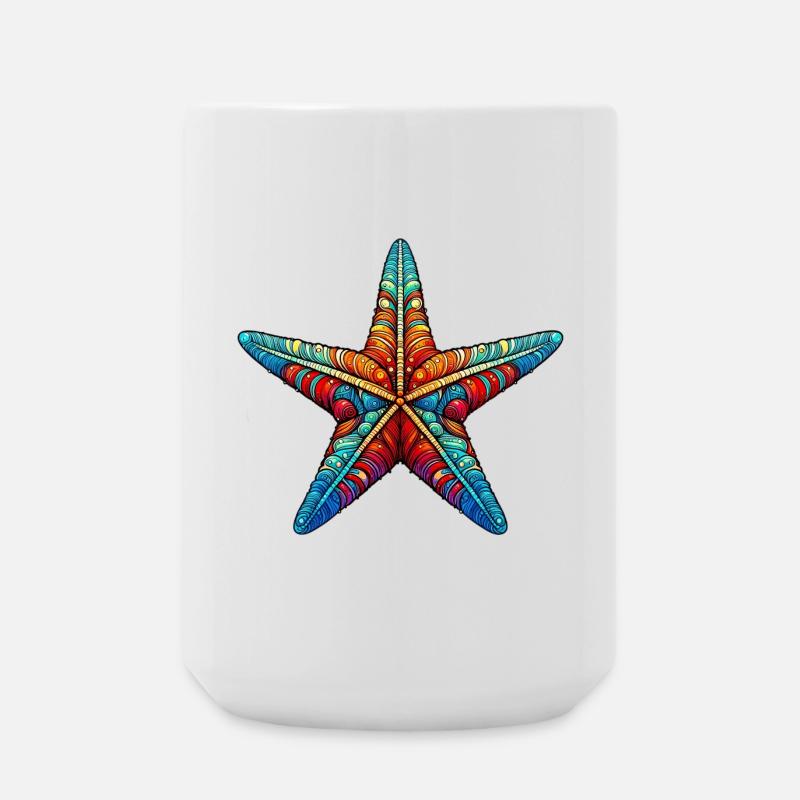 Starfish - Large Mug 440 ml - white