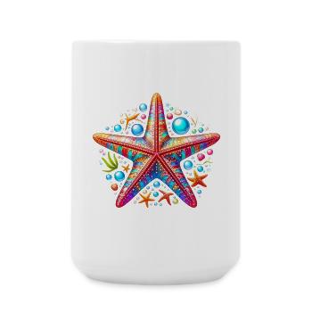 Étoile de mer - Grande tasse 440 ml - blanc - Devant