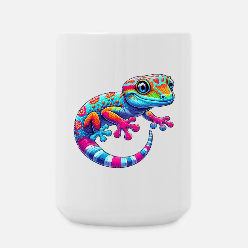 Gecko - Große Tasse 440 ml - Weiß