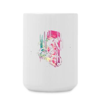 90s Mountain Bike Lovers - Large Mug 440 ml - white - Front
